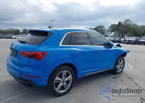 2021 Audi Q3 Premium Plus 45 Tfsi S Line Quattro Tiptronic z USA, uszkodzony, nr VIN WA1EECF38M1062864